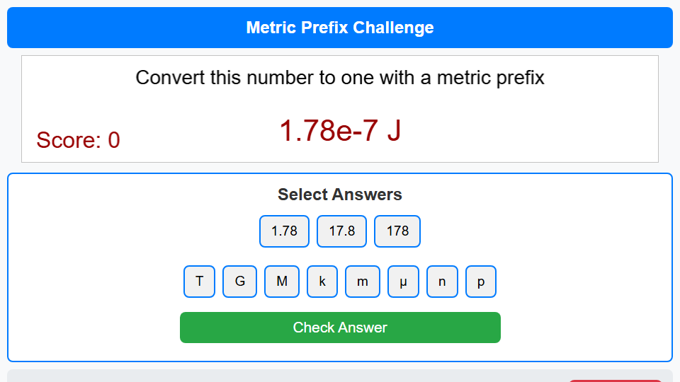Metric Prefix Challenge thumbnail